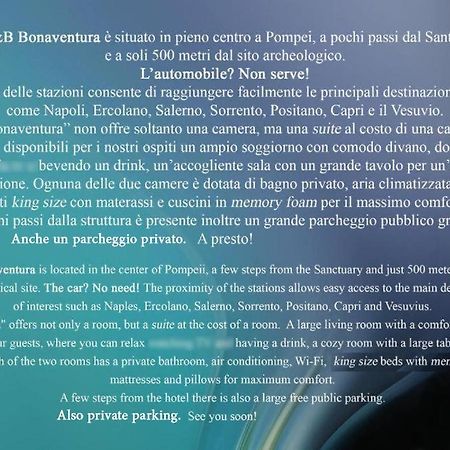 B&B Bonaventura Pompeia Exterior foto